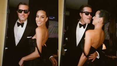 Brad Pitt and girlfriend Ines de Ramon make romance Instagram official. Brad Pitt and girlfriend Ines de Ramon make romance Instagram official.