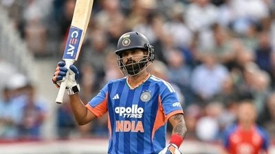 Shreyas Iyer spoke about India's performance in the fourth T20I. (AFP) Shreyas Iyer spoke about India's performance in the fourth T20I. (AFP)