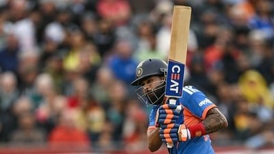 Shreyas Iyer played a captain's knock in the first T20I vs England. (AFP)