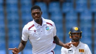 Alzarri Joseph fires back at head coach Daren Sammy (AFP) Alzarri Joseph fires back at head coach Daren Sammy (AFP)