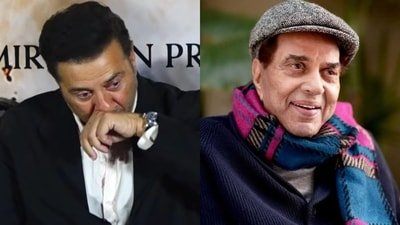 Sunny Deol gets emotional as Rajkumar Santoshi recalls Dharmendra’s reaction to Batwara 1947.