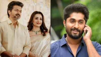 Dhyan Sreenivasan did not hold back while cracking jokes on Vijay and Trisha Krishnan.