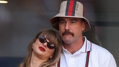 Taylor Swift and Travis Kelce married at Madison Square Garden on July 3, with guests now sharing details of the star-studded night. (AFP)