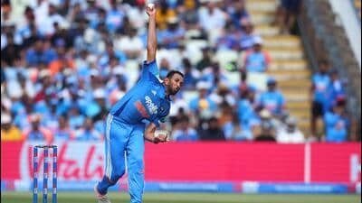 India's Prasidh Krishna in action. (Reuters)
