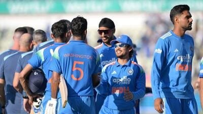Indian cricket team. (AP) Indian cricket team. (AP)