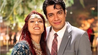 Ira Khan and Junaid Khan attended dad Aamir Khan's wedding on Sunday. Ira Khan and Junaid Khan attended dad Aamir Khan's wedding on Sunday.