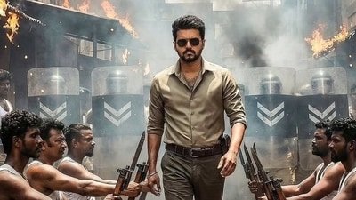 Vijay plays the lead role in H Vinoth's Jana Nayagan.