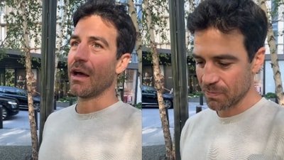 Amabile first appeared on Becca Kufrin’s season of The Bachelorette, where he earned the nickname 'Grocery Store Joe'. (Screenshots from video posted by @joeamabile1 on Instagram) Amabile first appeared on Becca Kufrin’s season of The Bachelorette, where he earned the nickname 'Grocery Store Joe'. (Screenshots from video posted by @joeamabile1 on Instagram)