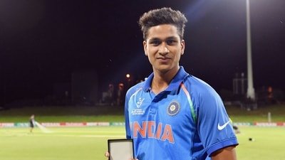 Manjot Kalra was the man of the match in the Under-19 World Cup 2018. (X images)