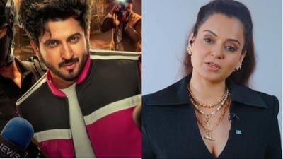 Kangana Ranaut schooled DHeeraj Doophar on Lock Upp. Kangana Ranaut schooled DHeeraj Doophar on Lock Upp.