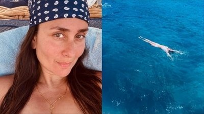Kareena Kapoor is holidaying with family. Kareena Kapoor is holidaying with family.