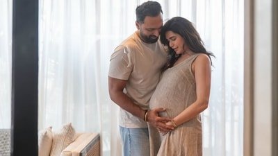 Varun Bangera and Karishma Tanna had their first child on July 29. Varun Bangera and Karishma Tanna had their first child on July 29.