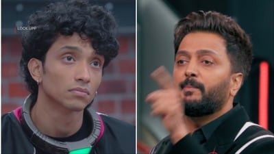Riteish Deshmukh loses cool on Lock Upp 2. Riteish Deshmukh loses cool on Lock Upp 2.