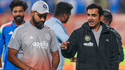 India's Rohit Sharma with head coach Gautam Gambhir (PTI) India's Rohit Sharma with head coach Gautam Gambhir (PTI)
