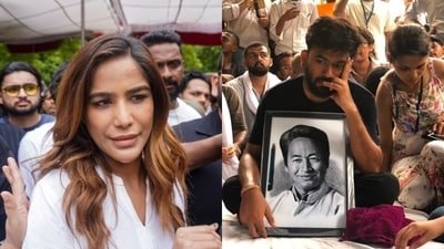 Poonam Pandey has spoken up in support of Sonam Wangchuk and the students. (PTI/CJP ) Poonam Pandey has spoken up in support of Sonam Wangchuk and the students. (PTI/CJP )