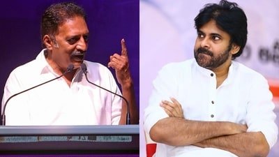 Prakash Raj questioned Pawan Kalyan and AP government over the arrest of a YouTuber. Prakash Raj questioned Pawan Kalyan and AP government over the arrest of a YouTuber.