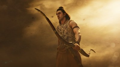 Ranbir Kapoor as Lord Rama in Ramayana.