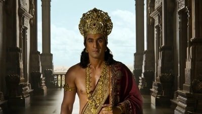 Ranbir Kapoor plays Rama in Nitesh Tiwari's Ramayana films. Ranbir Kapoor plays Rama in Nitesh Tiwari's Ramayana films.