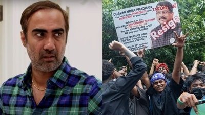 Ranvir Shorey had opinions about Dharmendra Pradhan's resignation.