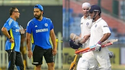 Rohit-Agarkar now, Laxman-Dhoni-Srikkanth then: 14 years later, not much has changed (AFP Images) Rohit-Agarkar now, Laxman-Dhoni-Srikkanth then: 14 years later, not much has changed (AFP Images)