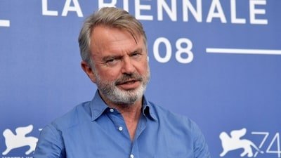 (FILES) Sam Neill died in Australia on July 13, his family said in a statement. (Photo by Tiziana FABI / AFP) (AFP)