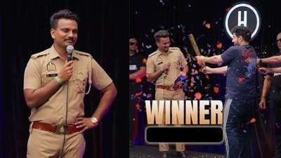 UP cop Kapil Dinkar won  ₹1 lakh on India's Got Latent.