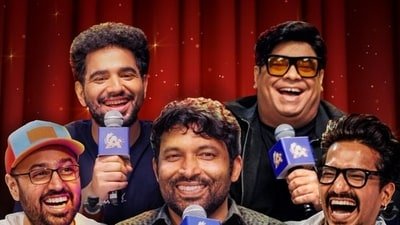Comedians Kiku Sharda, Chandan Prabhakar, Harssh Limbachiyaa featured on Samay Raina's India’s Got Latent Season 2. Comedians Kiku Sharda, Chandan Prabhakar, Harssh Limbachiyaa featured on Samay Raina's India’s Got Latent Season 2.