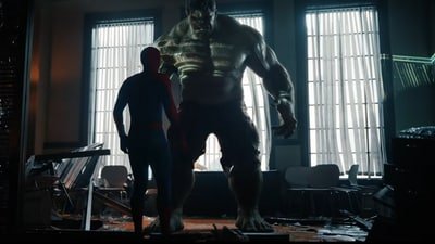 The Hulk and Spider-Man in Brand New Day.