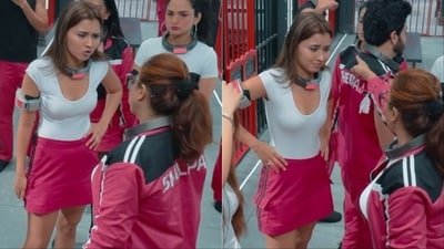 Akanksha Choudhary and Shilpa Shinde had a showdown on Lock Upp 2. Akanksha Choudhary and Shilpa Shinde had a showdown on Lock Upp 2.
