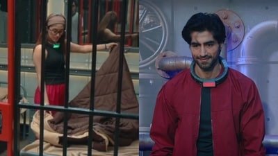 Internet cringe at Shivangi Joshi's reaction to Harshad Chopda's eviction in Lock Upp.