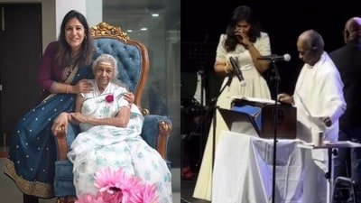 Shweta Mohan broke down crying at Ilaiyaraaja's concert over S Janaki.
