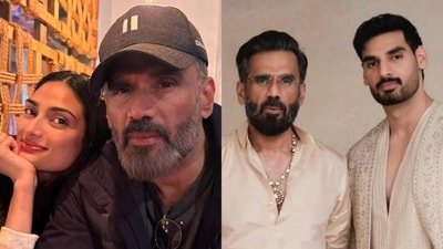 Suniel Shetty with children Athiya and Ahan Shetty (Photos: Instagram) Suniel Shetty with children Athiya and Ahan Shetty (Photos: Instagram)