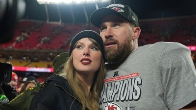 Sources claim Taylor Swift and Travis Kelce are already married. (AP Photo/Charlie Riedel) Sources claim Taylor Swift and Travis Kelce are already married. (AP Photo/Charlie Riedel)