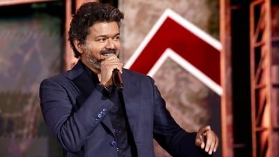 Vijay will be seen one last time on the silver screen in H Vinoth's Jana Nayagan. Vijay will be seen one last time on the silver screen in H Vinoth's Jana Nayagan.
