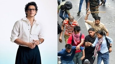 Vijay Varma has shown support towards the students protesting over the NEET paper leak. (Instagram/ANI)