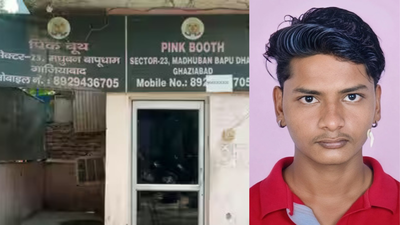 A 22-year-old man died from bleeding outside a police booth after no response. Man punches glass door at Ghaziabad police pink booth after waiting 40 mins, bleeds to death