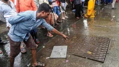 Mumbai manhole tragedy: 4 BMC officials suspended after 60-year-old dies in storm drain