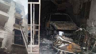 Massive blaze at Delhi residential building triggers cylinder explosions; 8 rescued