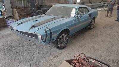 A rare 1970 Shelby Mustang GT500 sat in a barn for around 30 years, but the one-of-380 muscle car still has its numbers-matching 428 Cobra Jet V8