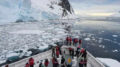 A ship sails through the Lemaire Channel in Antarctica (AP file photo) In 2025-26, more than 120,000 tourists visited Antarctica; some former guides now say the industry crossed a line