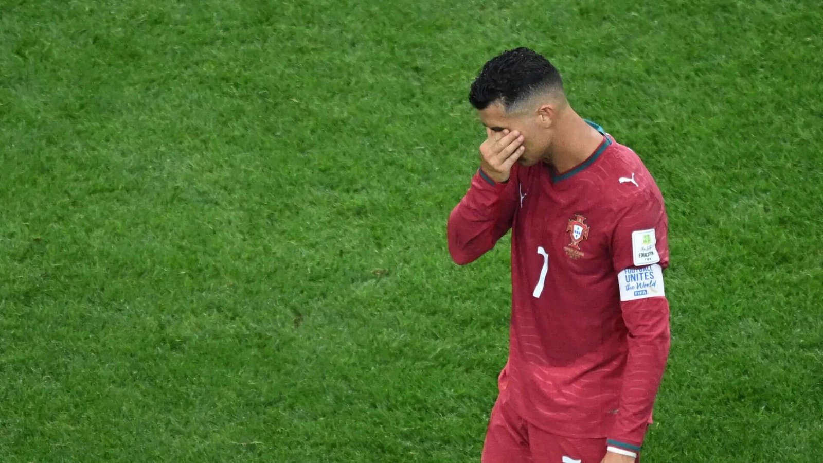 A stoic Cristiano Ronaldo exits last World Cup with 'clear conscience' after Portugal loses to Spain