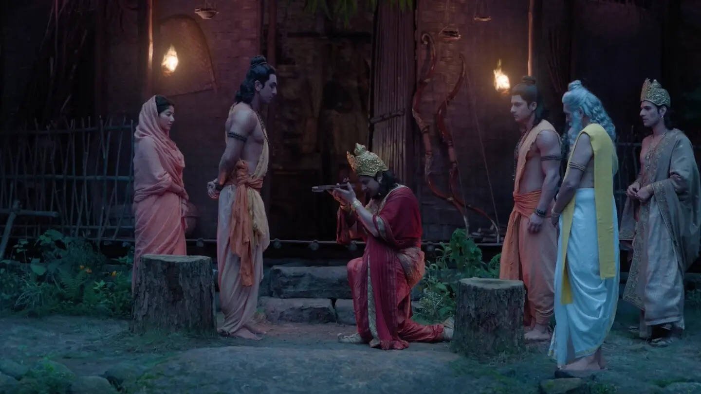 Addinath M. Kothare plays Bharat, Lord Rama's devoted younger brother.
