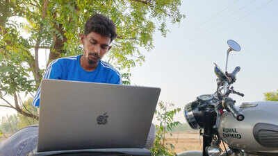 From delivery rider to ₹1 crore writer: How Ajit Kumar turned a life-changing accident into success. (Photo: LinkedIn) From cycling 100 km a day to writing a Rs 1 crore success story: How a former delivery rider rebuilt his life after a life-changing accident