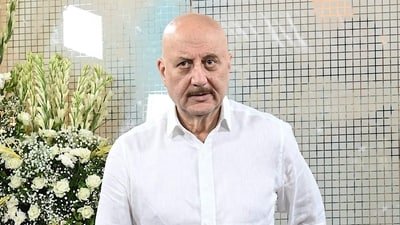 Bollywood actor Anupam Kher has spoken on the Ram Mandir donation theft. (Photo by SUJIT JAISWAL / AFP) (AFP) Bollywood actor Anupam Kher has spoken on the Ram Mandir donation theft. (Photo by SUJIT JAISWAL / AFP) (AFP)
