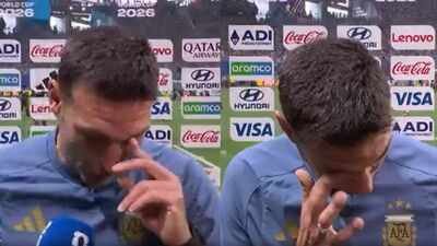'I can't look at you, I'm sorry': Argentina coach Lionel Scaloni's emotional post-match interview goes viral after Egypt win at FIFA World Cup - Watch