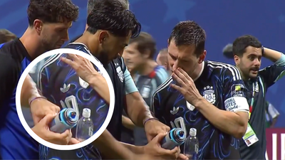 Watch: Messi's reaction after Argentina players find England goalkeeper's secret penalty notes