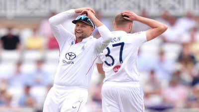 England's Joe Root and Gus Atkinson (AP Photo) Ashes 2027 schedule out: England to begin Australia showdown at Trent Bridge on June 18