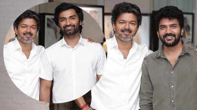 Atharvaa and Kavin meet Tamil Nadu CM Vijay ahead of their upcoming releases, share happiness on social media