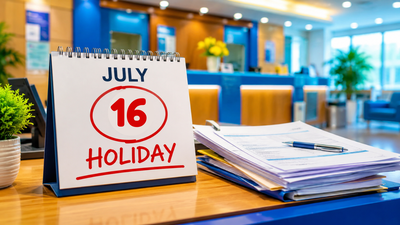Bank holiday today: Will banks remain shut for Rath Yatra and Harela on July 16? Check state-wise list