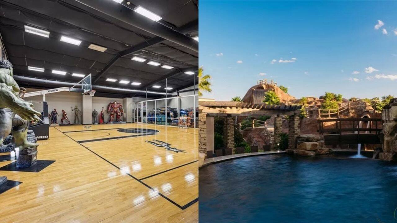 Basketball Court and Waterfalls present in the estate